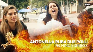 Antonella prova a rubare due polli  Pechino Express [upl. by Feenah425]