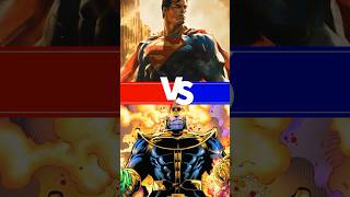 Superman vs Thanos Epic Marvel Crossover with DC Battle shorts superman thanos [upl. by Mia887]