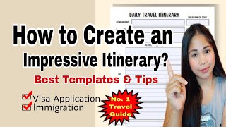 How to Make a Detailed Travel Itinerary Template amp Tips 2024 travelguide [upl. by Arual]