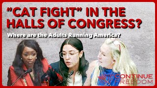 quotCat Fightquot in Congress  MTG AOC and Jasmine Crockett GET PERSONAL [upl. by Maro567]