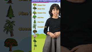 10 Amazing Trees🌴 for Kids in English Easy English Words Adi Keshari Connection shorts [upl. by Lefkowitz]