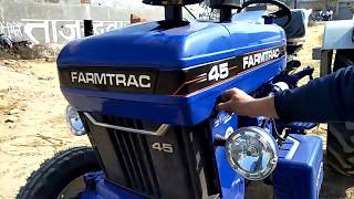 farmtrac 45 Tractor Review Specifications Details in Hindi 2018 [upl. by Eerdua]