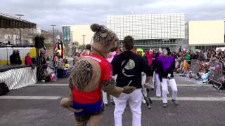 Batuc Bacana quotFabreguesquot  Carnaval de Béziers 2013  Médiathèque [upl. by Garwood967]