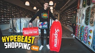 Hypebeast Shopping For Expensive Supreme [upl. by Nahgaem694]