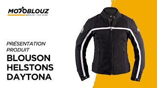 Blouson Helstons Daytona Mesh pour femme avis en vidéo par Motoblouz [upl. by Araik]