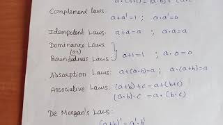 Absorption law in Boolean algebra [upl. by Ecnarwal]