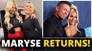 MARYSE RETURNS TO RAW—REUNION WITH THE MIZ COMING [upl. by Simonne]