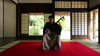 Tsugaru Shamisen using Ripple  Tsugaru Jongarabushi Kyokubiki  津軽三味線（リプル張り） 津軽じょんがら節曲弾 [upl. by Sonia74]