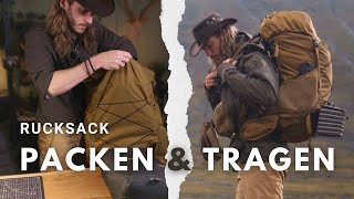 Rucksack clever packen richtig einstellen amp angenehm tragen Tipps amp Tricks [upl. by Freddi]