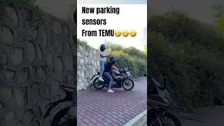 New parking sensors from TEMU temu motorcycle sensor trending fyp fy [upl. by Hpesoj323]