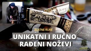 Kako nastaju ORIGINALNI kovani i ručno radjeni NOŽEVI  Izrada noževa  ZLATNE RUKE S2 EP7 [upl. by Dulcle]