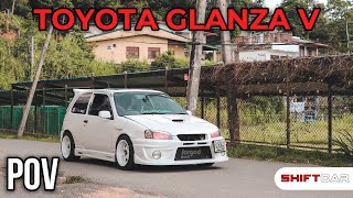 Toyota Glanza V Cinematic Walkthrough and Engine  Exhaust Notes with POV Drive [upl. by Anerahs]