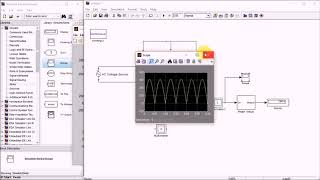 Red°6 redresseur monophasé et triphasé pont Graëtz – MATLAB simulink [upl. by Madra]