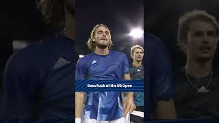 Tsitsipas amp Zverev Sportsmanship After Thrilling Battle Shorts [upl. by Gelasias]