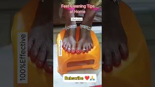 🔥Get fair feet in 5 minutes Most Easy Pedicure at home Tanning remove home Remedy shorts suntan [upl. by Valdemar329]