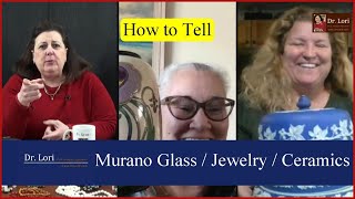 How to Tell Murano Glass amp Trifari Costume Jewelry Wedgwood Jasperware Ceramics  Ask Dr Lori [upl. by Zubkoff]