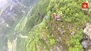 Wingsuit Flying in Norway [upl. by Haonam]