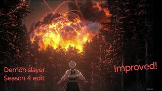 Demon slayer edit  Aniplex inc  song by ChrisGreyMusic let the world burn  Improved [upl. by Elwee7]