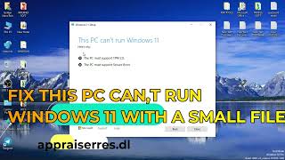 FIX WINDOWS 11 CANT RUN THIS PC [upl. by Eseerahs]