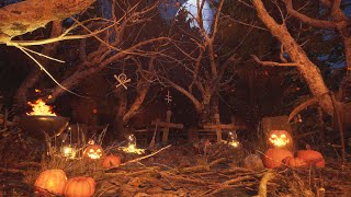 Spooky Haunted Graveyard Ambience for Halloween [upl. by Daub]