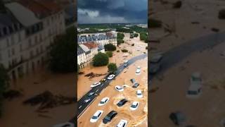 Flooding in Civitavecchia Rome Italy [upl. by Savil]