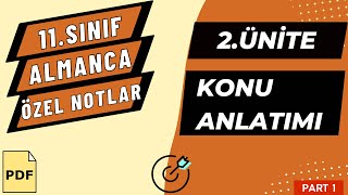 11Sınıf Almanca 2Ünite 1Bölüm Konu Anlatımı  Kelimeleri [upl. by Seerdi]