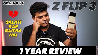 Samsung Galaxy Z Flip3 5G Review  After 1 Year of Usage  User Review [upl. by Tersina]