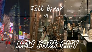 NYC TRIP for fall break  cornell → nyc [upl. by Anawit]