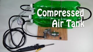 How to make compressed air tank simple [upl. by Ecydnarb]