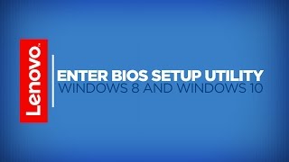 How To  Enter The BIOS Setup Utility In Windows 8 And Windows 10 [upl. by Nwahsek268]