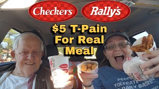 5 TPain For Real Meal Review at Rallys Checkers foodreview honestfoodreviews fastfood [upl. by Memory]