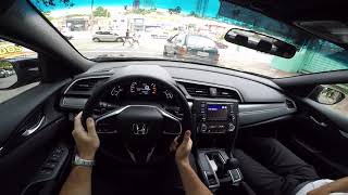 HONDA CIVIC 2017 20 CVT  TEST DRIVE ONBOARD POV GOPRO [upl. by Meade897]