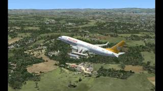 HD Pegasus Airlines take off in Istanbul Atatürk Intl  Uluslararası Havalimanı  FSX [upl. by Tanner]