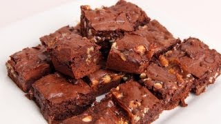 Triple Chocolate Caramel Brownies Recipe  Laura Vitale  Laura in the Kitchen Episode 333 [upl. by Aviva447]