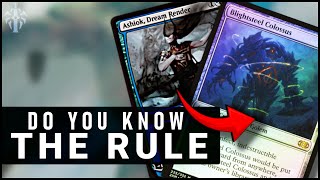 Do YOU Know The Rule  Blightsteel Colossus Ashiok and Mill  MTG [upl. by Arakaj579]