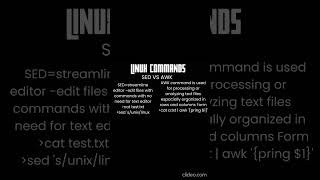 AWK vs Sed command in Unix  AWK tutorial  awk shell scripting tutorial  UNIX  Linux interview [upl. by Knowles]