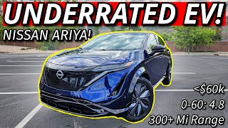 2024 NISSAN ARIYA is an UNDERRATED FUTURISTIC ELECTRIC CROSSOVER and the BEST NISSAN Ive REVIEWED [upl. by Cordle]