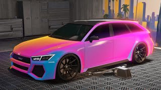 Car we need in GTA 5 Online Next DLC Update  Obey Argento Customization Audi RS6 Avant [upl. by Alyssa]