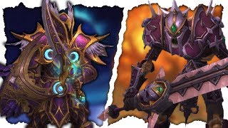 NEW Battle For Darkshore Plate Sets amp Weapons  Night Elf amp Forsaken Warfront Armor Sets [upl. by Maupin]