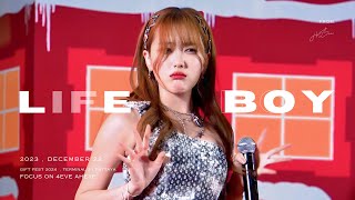 231222 Fancam 4K LIFE BOY  อ๊ะอาย AHEYE 4EVE at Gift Fest 2024 Terminal 21 PATTAYA [upl. by Enrobso]