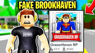 I Created A Fake Brookhaven Game [upl. by Barayon]