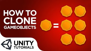 How to make multiple copies clones of a GameObject Unity 2019 beginner tutorial [upl. by Betz]