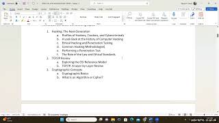 CIS27B Unit 1 Lecture Ethical Hacking and Footprinting [upl. by Golightly17]