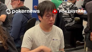 ❓What would you do❓facing a MASSIVE OVERBET on Day 2 in the pokerstars NAPT Main Event [upl. by Robbert967]