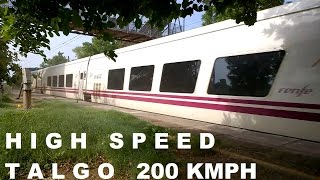 Talgo Train 200kmph Sets a Record on Indian Railways [upl. by Nilrac]