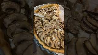 Tarte champignons chèvre miel cuisinefacilepascher food [upl. by Finbar]