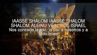 Oseh Shalom עֹשֶׂה שָׁלוֹם SUBTITULADO LETRA HEBREO ESPAÑOL [upl. by Helmer]