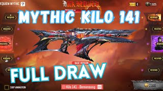 Mythic Kilo 141  Demonsong FULL DRAW  REVIEW  ROCK amp REQUIEM MYTHIC  Dame  Shot Caller  CODM [upl. by Decrem]