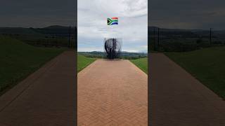 Nelson Mandela Sculpture southafrica capturesiteshorts [upl. by Ankeny944]