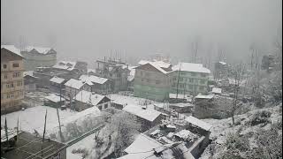 Winter Snowfall Sikkim [upl. by Brackely]